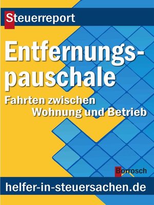 cover image of Entfernungspauchale
